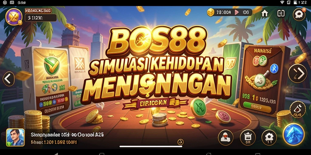 Tampilan utama gameplay BOS88 memperlihatkan pengalaman simulasi yang menawan.