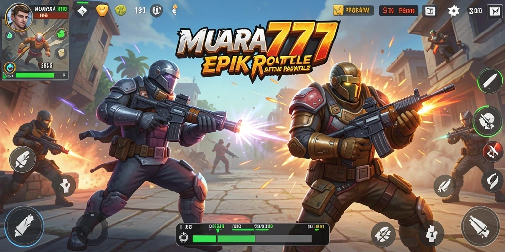 Tampilan gameplay MUARA777 yang seru dalam mode Battle Royale.
