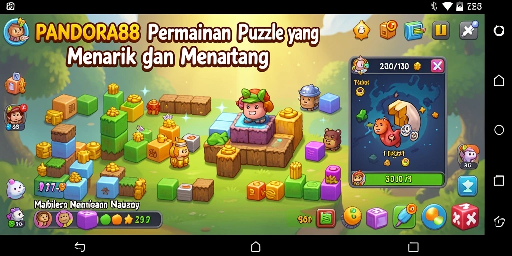 Tampilan gameplay PANDORA88 yang menarik dan penuh warna.