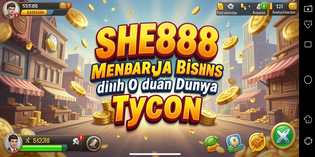 Gameplay Tycoon yang menantang dan interaktif di SHE888.
